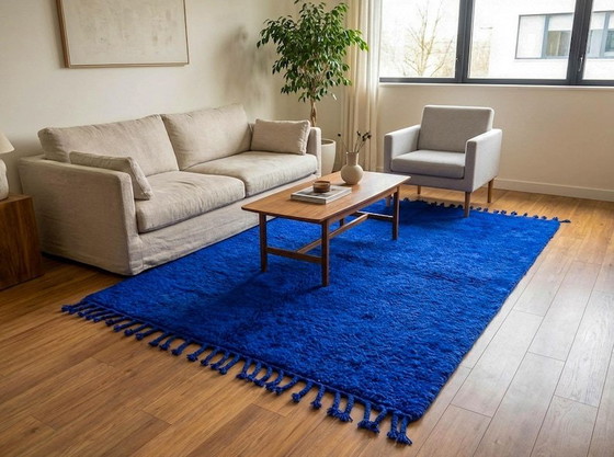 Authentischer marokkanischer blauer Berberteppich 170/270 cm – Teppiche & Läufer, Wool (photo 9 of 9)