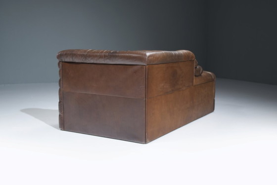 Image 1 of Perfekt patiniertes Sofa DS-1025 Terrazza Landscape von Ubald Klug - De Sede Swiss