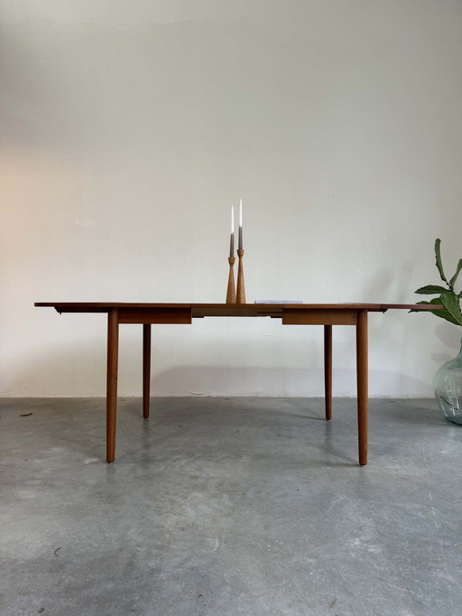 Danish Vintage Dining Table Extendable