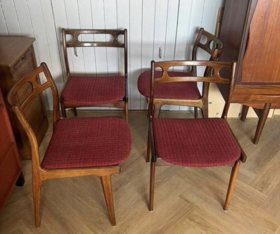 Image 1 of Deense eetkamerstoelen J. Andersen Uldum môbelfabrik