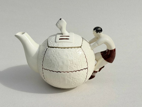 Carafe de Football en Céramique Art Déco – Allemagne, ca. 1930 – Vaisselle (photo 2 of 9)