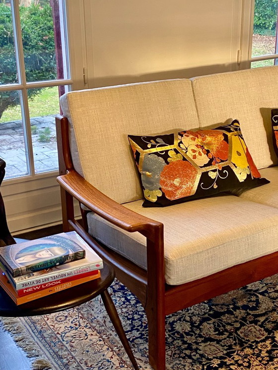 Image 1 of Danish 3-seater teak sofa – 1960s