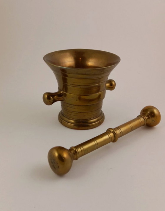 Mortier Antique En Bronze Circa 1900 – Objets déco (photo 4 of 7)