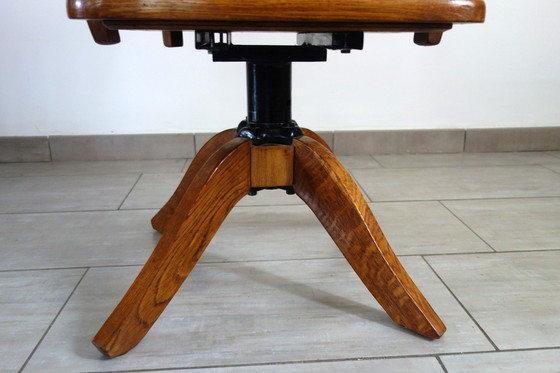 Image 1 of Poltrona in rovere americano, inizio XX secolo