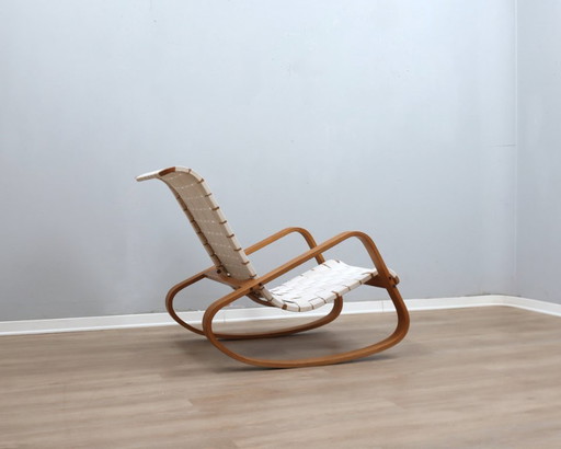 Vintage DONDOLO rocking chair Crassevig 1970s