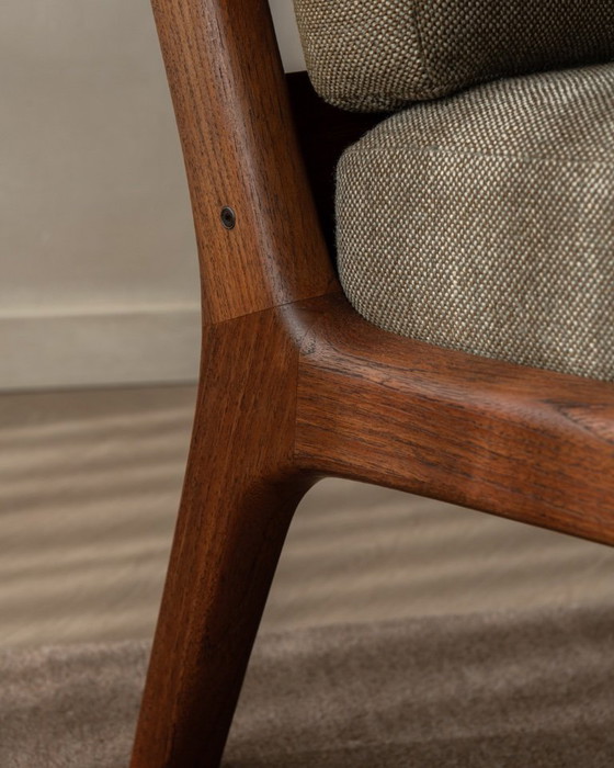 Image 1 of Canapé deux places Senator vintage par Ole Wanscher pour Cado | Structure en teck danois | Revêtement d'origine | Années 1960