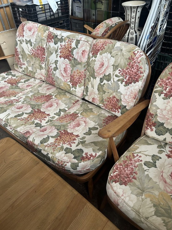 Image 1 of Ecrol - Lucian Ercolani Sofa set Hout