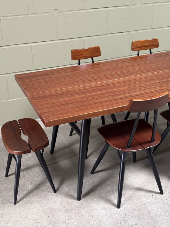 Grupo de asientos Artek modelo Pirkka de Ilmari Tapiovaara – Conjuntos de comedor, Wood (photo 3 of 15)