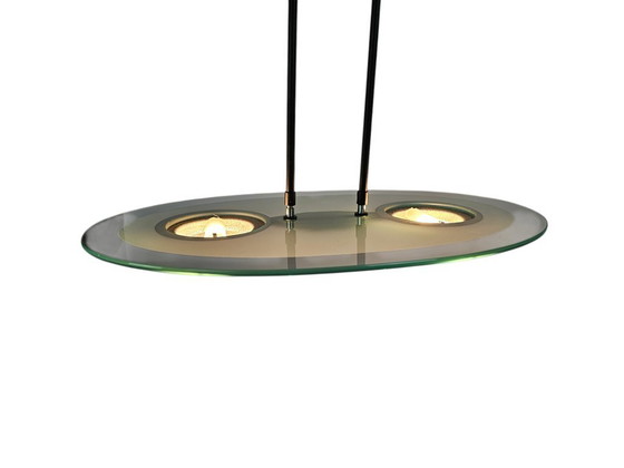 Image 1 of Estiluz - lampada a sospensione - Spagna - metallo - vetro - vetro smerigliato - anni '80