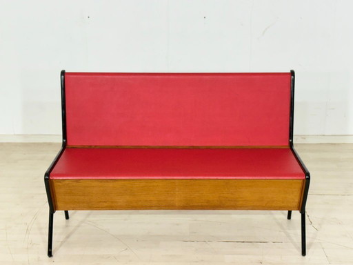 Vintage Design Bench – Mid Century Dining Bench Industrial Look