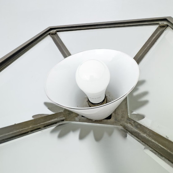 Image 1 of Lampadaire Style Art Déco Gianfranco Frattini par Relco Milano, Italie, 1970s