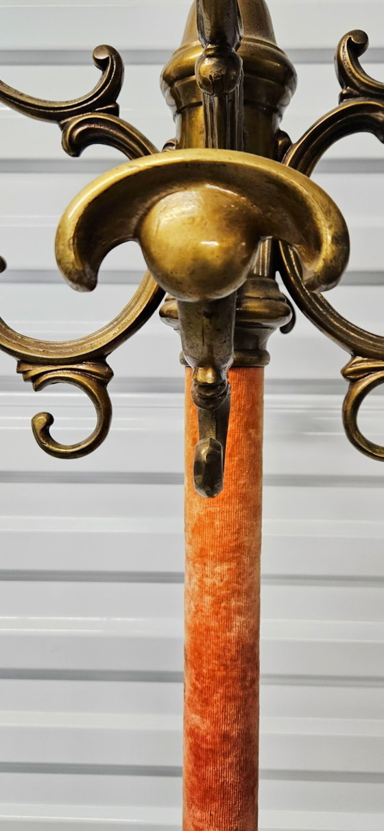 Image 1 of Een Messing Staande Kapstok