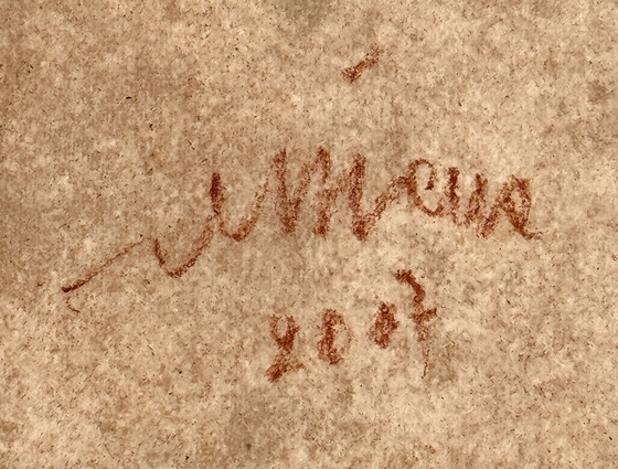 Image 1 of Robert Detheux- Wunderschönes surrealistisches Gemälde mit Katze