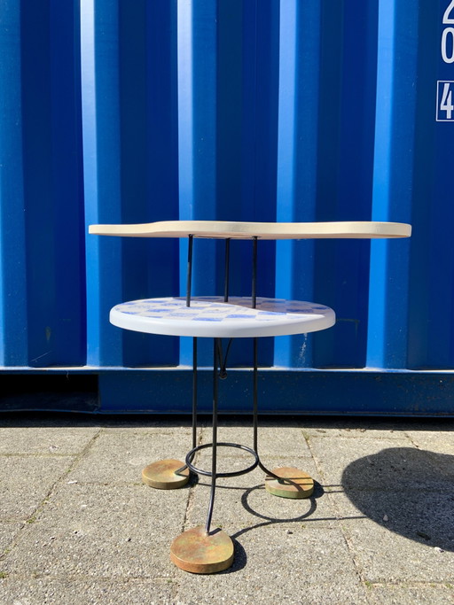 Bijzettafel Surfing Jan – Metal, Wood