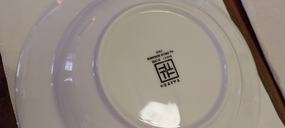 Image 1 of DESIGN-IKONE: Taitù "Dieci" 1986 Zeitkapsel neu 25-teilig – Komplettes Set für 4 Personen + komplettes Ersatzset!