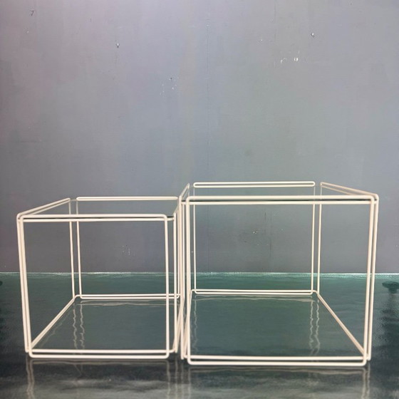 Image 1 of Tables d'appoint vintage Isocele de Max Sauze pour Atrow