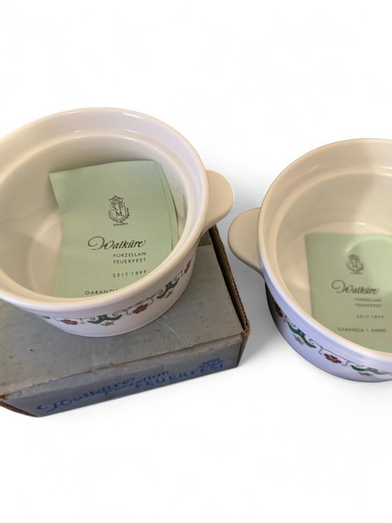 Image 1 of Paar Walküre Auflaufformen aus deutschem Porzellan