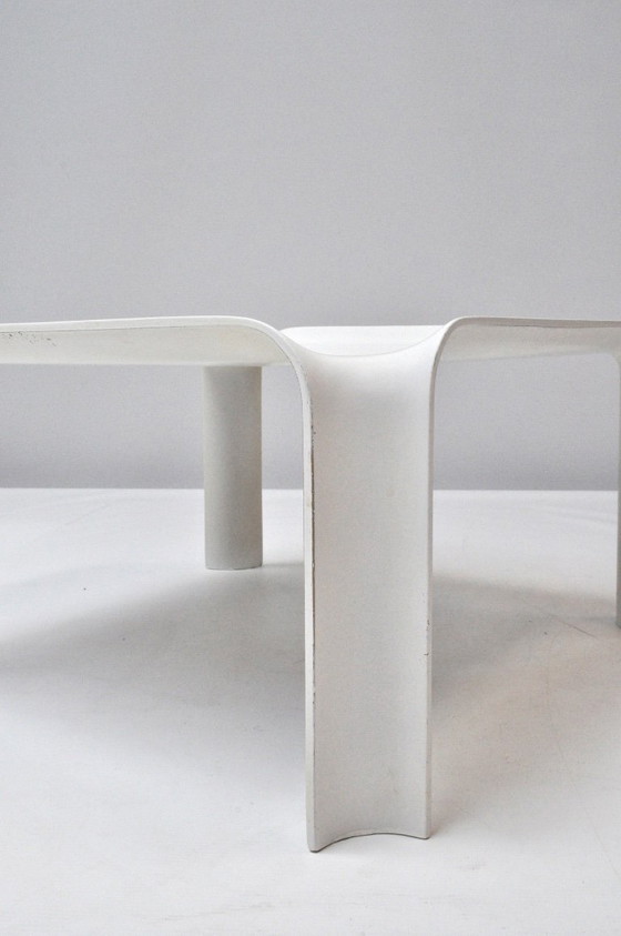 Image 1 of Artifort 877 Beistelltisch – Pierre Paulin – Original weiß – 1965
