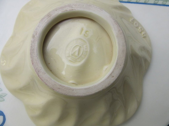 Image 1 of 3 Verceram Art Deco ceramic set of  serving trays signed and numbered 