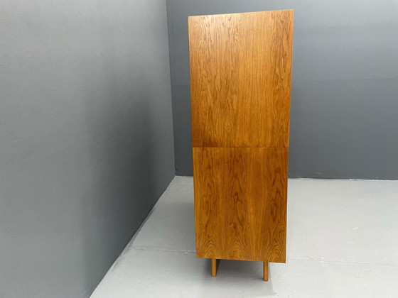 Image 1 of U-450 kast in eiken van Jiří Jiroutek voor Interiér Praha, Tsjecho-Slowakije, jaren 1960