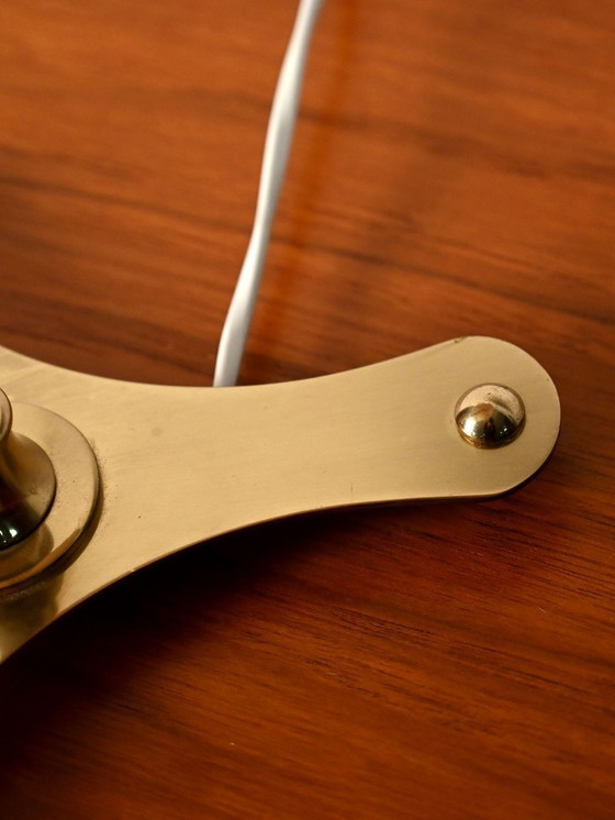 Image 1 of Brass table lamp by Josef Frank, original shade