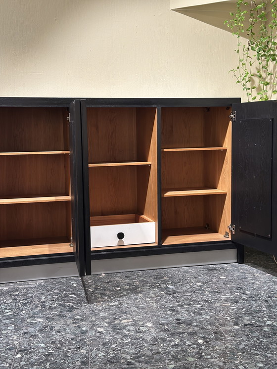 Image 1 of Vintage Brutalist Sideboard Black