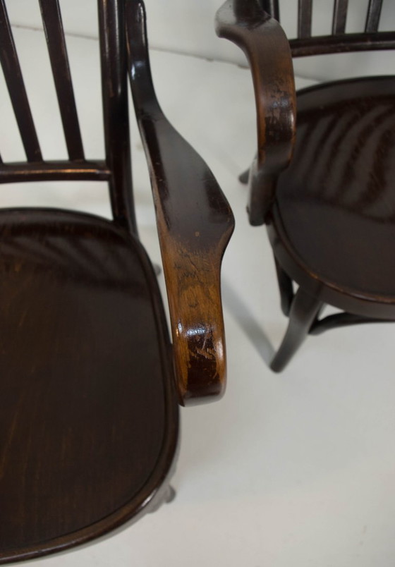 Image 1 of Paire de fauteuils n° 752 de Josef Frank pour Thonet, années 1930