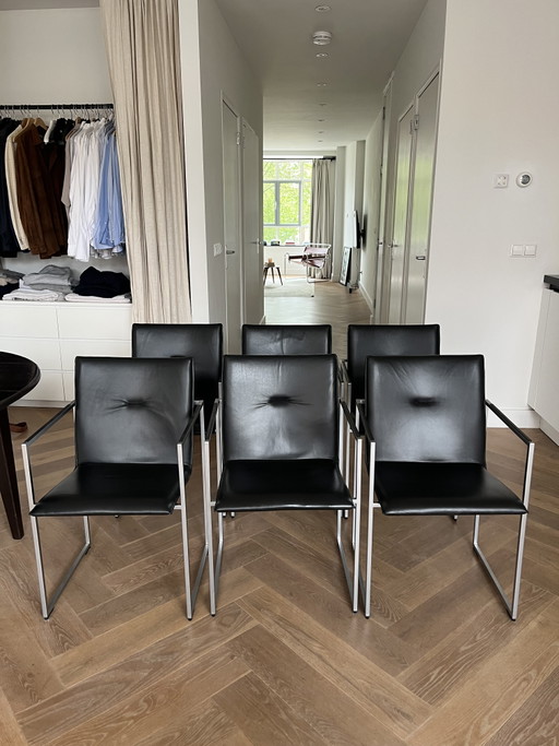 6x Arco diseño eetkamerstoelen 