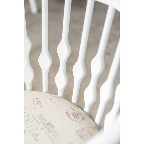 Image 1 of Set of 6 vintage beech chairs, 1970