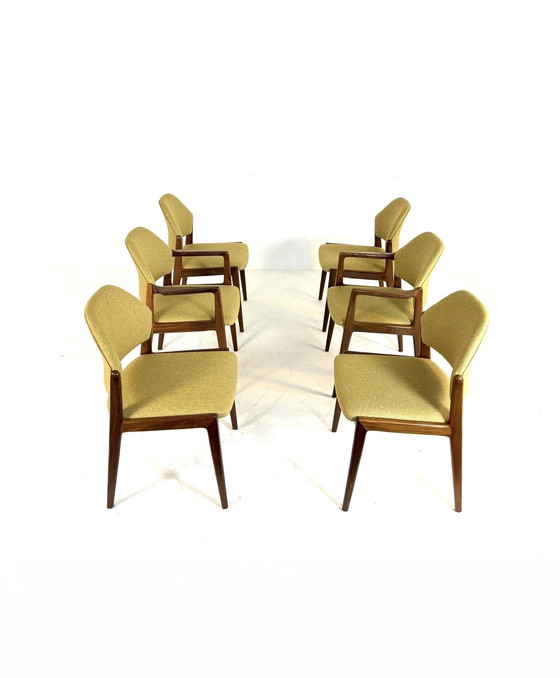 Image 1 of 6x restored dining room chairs, Wilkhahn '60