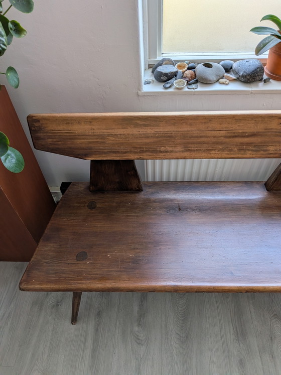 Image 1 of Minimalist mid-century bench by Jakob Kielland-Brandt