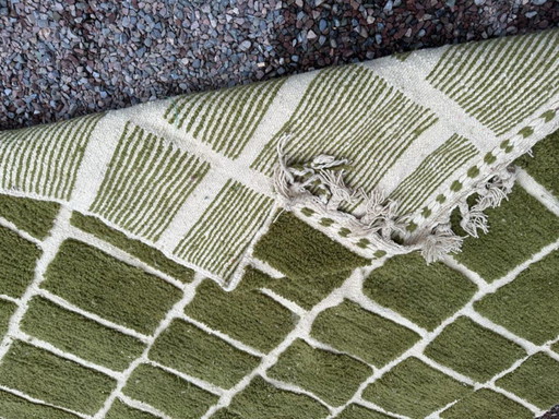 Tapis en laine fait main – coloris personnalisables  250cmx150cm