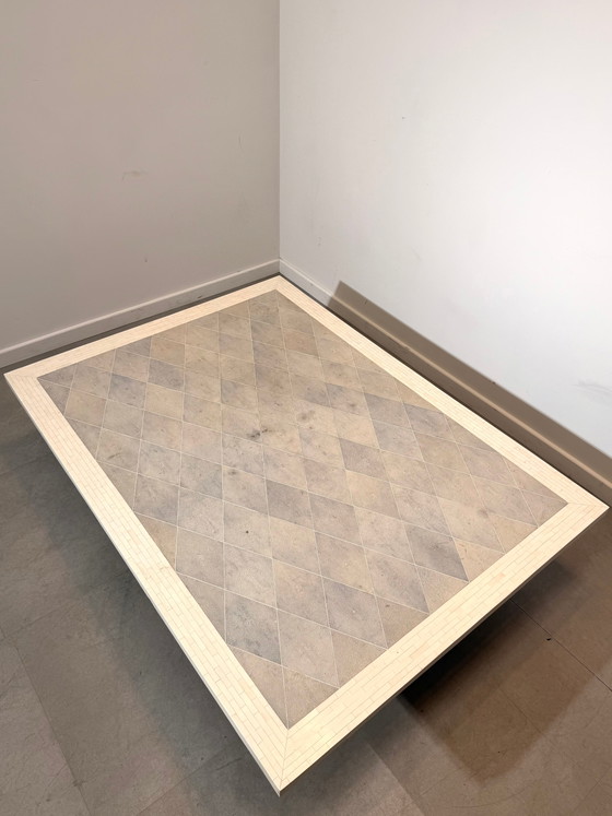 Image 1 of Mesa de centro Galuchat – Tablero de piel de raya