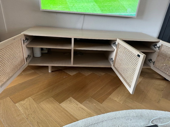 Image 1 of Mobili multimediali di design di Hans K. Oak rattan