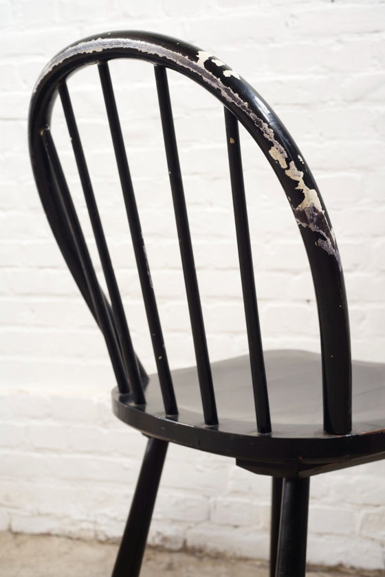 Image 1 of 6 sedie da pranzo "Windsor" di Jørgen Anker Heegaard, Fritz Hansen, 1940