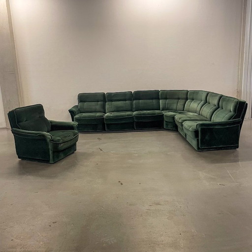 Vintage modular element bench - Hukla Germany, 1970s