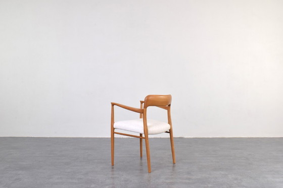 Image 1 of Dänischer Esszimmerstuhl Modell 56 aus der Mitte des 20. Jahrhunderts von Niels O. Møller für J.L. Møllers, 1950er Jahre