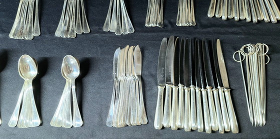 Image 1 of Christofle "Boréal" set di 149 pezzi in argento per la casa in confezione regalo