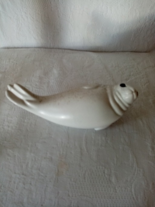 Zweeds Keramisch Dierenfiguur Gustavsberg Ontwerp door Paul Hoff jaren 80