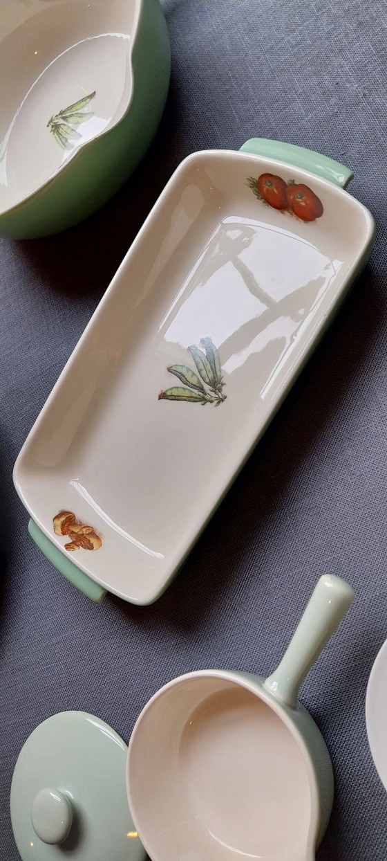 Image 1 of Villeroy & Boch VILBOFOUR (1960) – eine neue Zeitkapsel – 15-teiliges Set in Museumszustand (NOS) – inkl. legendärer Kochtopf