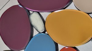 Image 1 of Tavolino da caffè Olivier de Schrijver di Ode&#39;s Design, edizione limitata in vetro multicolore, Belgio