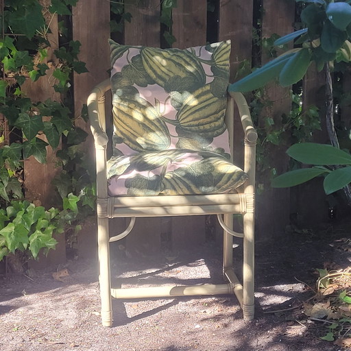 chaise de jardin en bambou