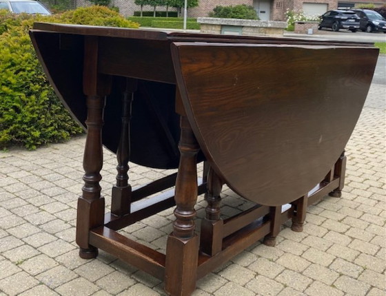 Image 1 of Antique (copy) English Gateleg Table – Oak