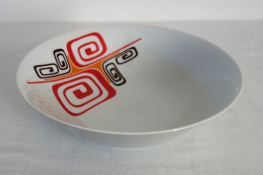 Grand plat creux Winterling Marktleuthen Baviera Años 70 Activo