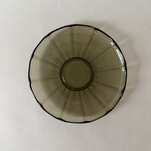Glass dish by Cristallerie de Val St Lambert 1960s