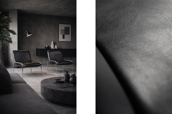 Image 1 of Vintage minimalistische chromen fauteuils van Thonet, jaren 70, set van 2