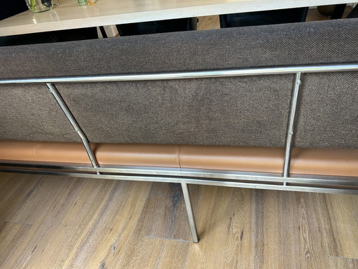 Banco de comedor Harvink – 3 5 zitsbanken, Leather, Wool (photo 2 of 5)