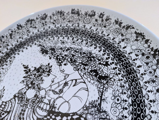 Bjørn Wiinblad 4 Seasons – set XL completo Ø35 cm – Decoración de pared, Porcelana (photo 3 of 10)