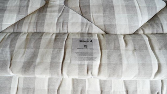 Image 1 of Hästens Maranga 180x200 Édition Spéciale Taupe – Fermeté FERME – Surmatelas BJ