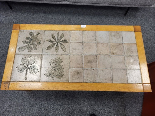 Jacques Blin ceramic stoneware coffee table France Cote-d'azur1950